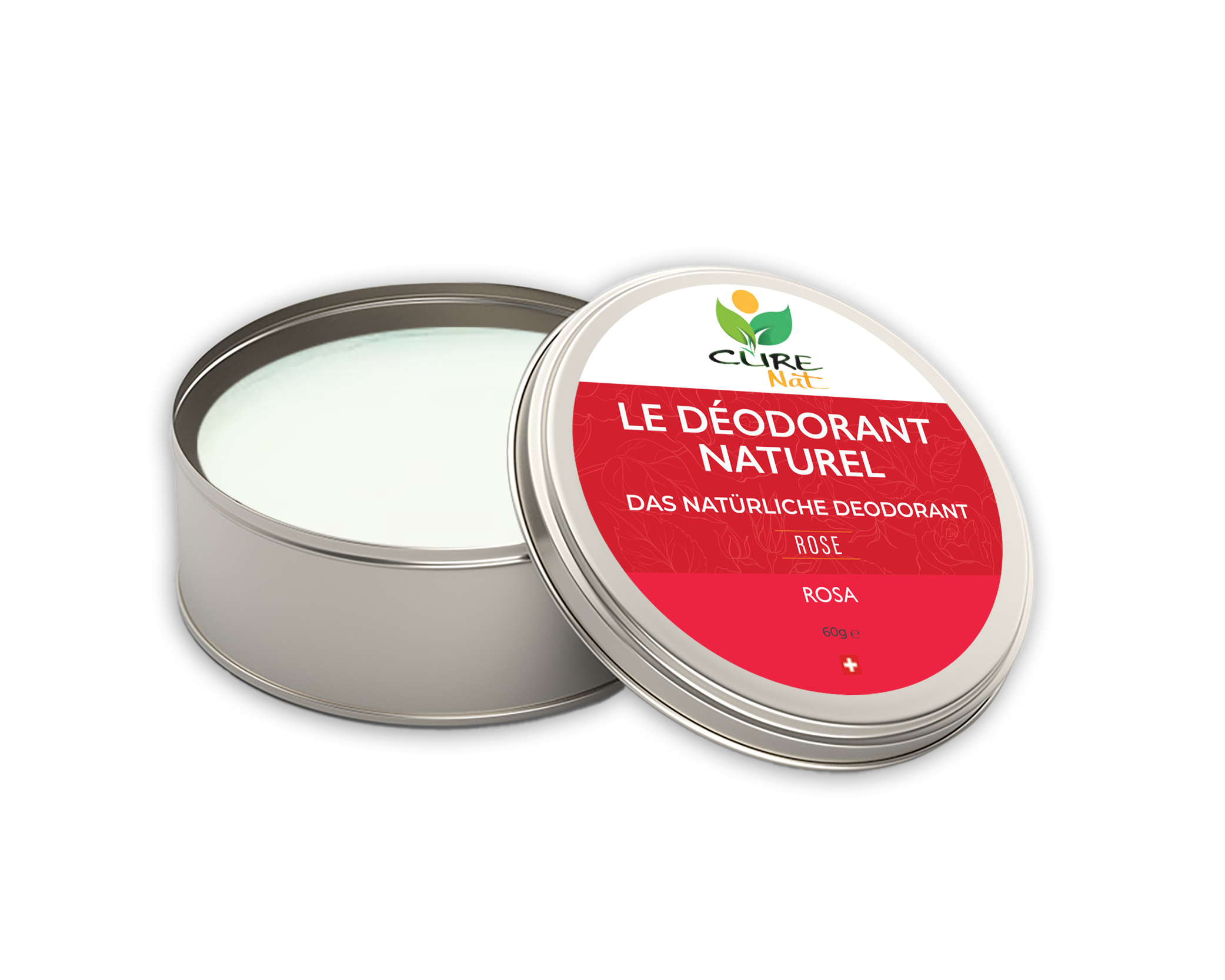 Rose Deodorant | 100% natural | Curenat.ch – CureNat